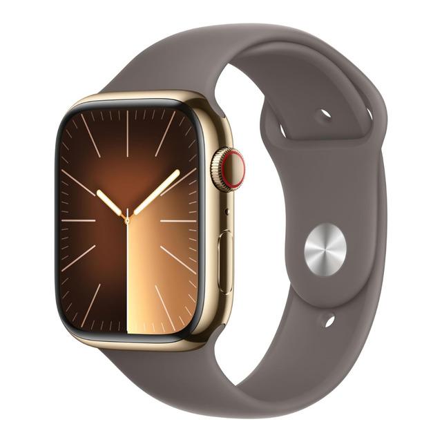 Apple Watch Series 9 GPS + Cep Telefonu Altın + Kil Rengi