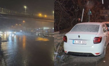 Meteoroloji uyarmıştı ... Kar yağışı İstanbul'da başladı!